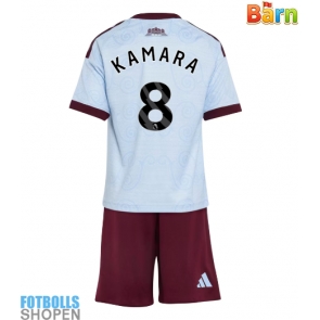 Billiga Aston Villa Boubacar Kamara #8 Tredjeställ Barn 2026-27 Kortärmad (+ Korta byxor)
